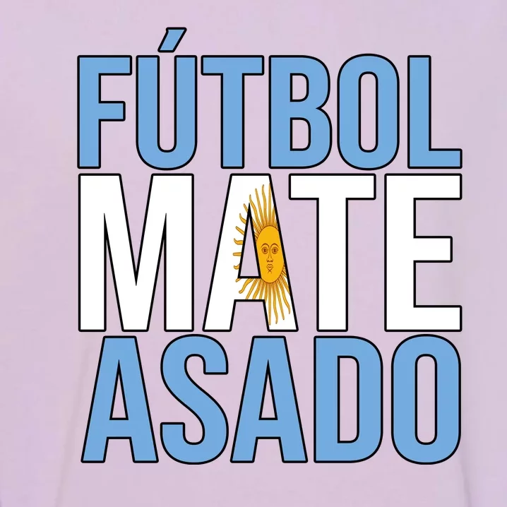 Futbol Mate Asado Argentina Pride Garment-Dyed Sweatshirt