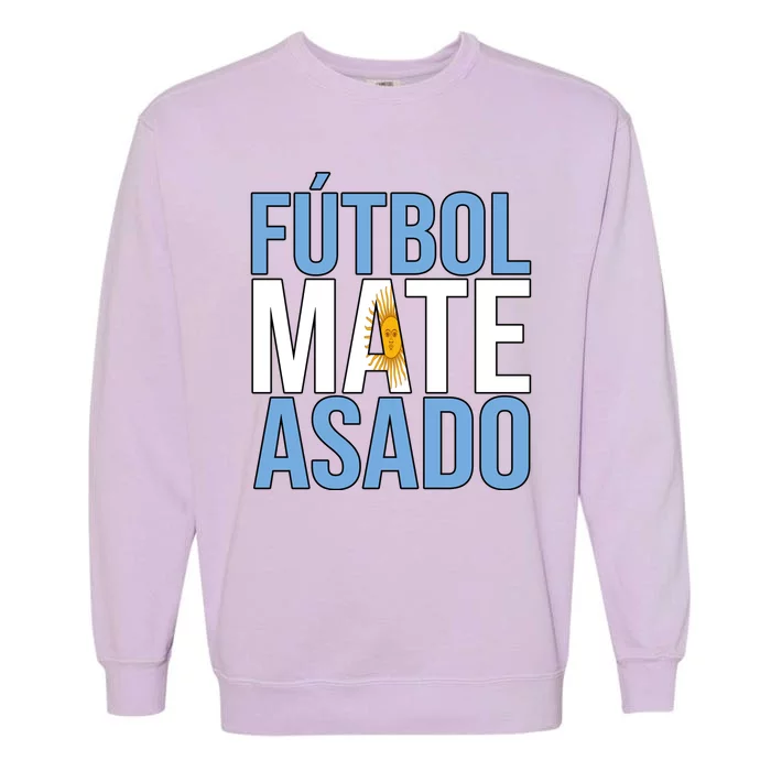 Futbol Mate Asado Argentina Pride Garment-Dyed Sweatshirt