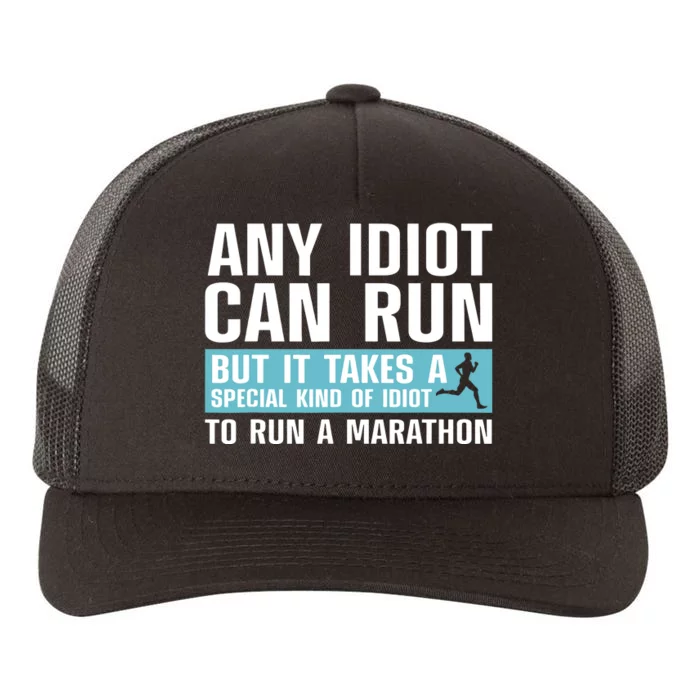 Funny Marathon Art For Women Marathoner Running Finisher Yupoong Adult 5-Panel Trucker Hat