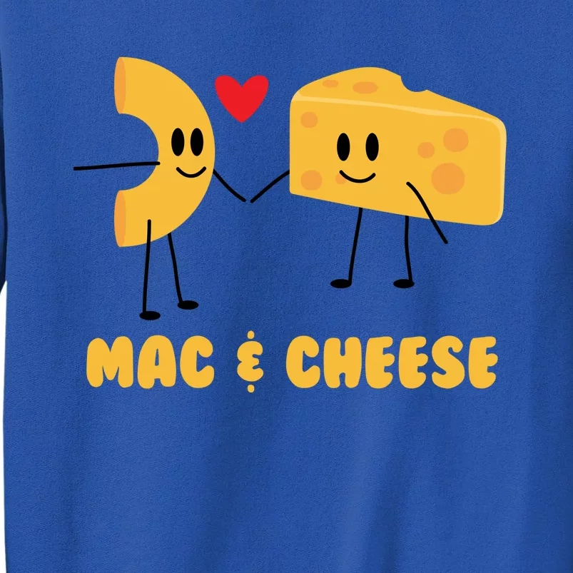 Funny Mac And Cheese Love Food Gift Cool Gift Cute Veggie Gift Tee Tall Sweatshirt