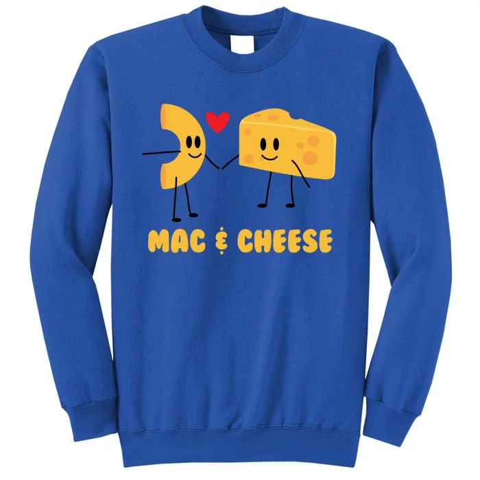 Funny Mac And Cheese Love Food Gift Cool Gift Cute Veggie Gift Tee Tall Sweatshirt