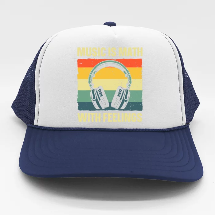 Funny Music Art For Music Teacher Themed Gag Music Trucker Hat