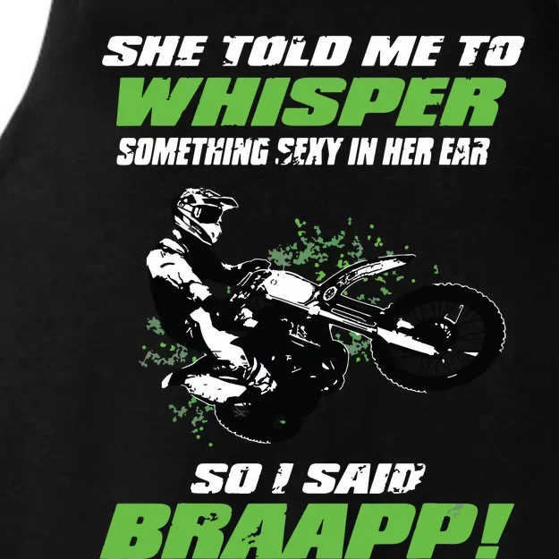 Funny Motocross And Supercross 2 Stoke Gift Ladies Tri-Blend Wicking Tank