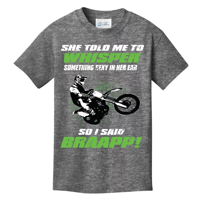 Funny Motocross And Supercross 2 Stoke Gift Kids T-Shirt