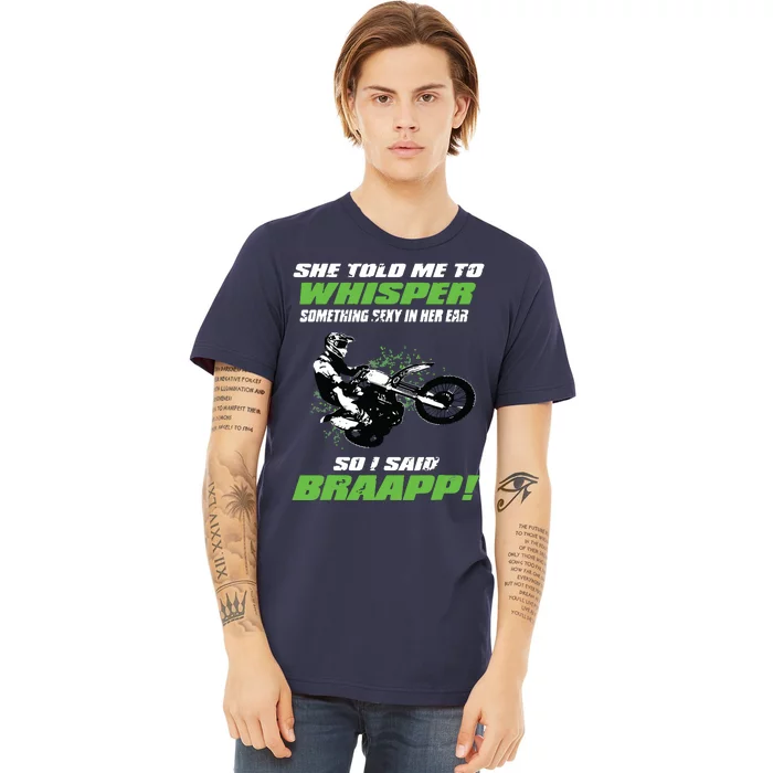 Funny Motocross And Supercross 2 Stoke Gift Premium T-Shirt