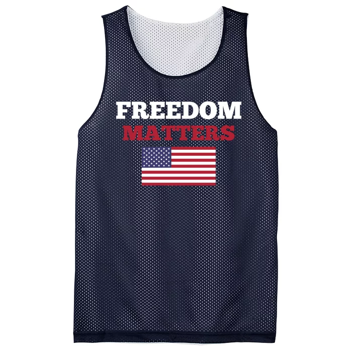 Freedom Matters Mesh Reversible Basketball Jersey Tank