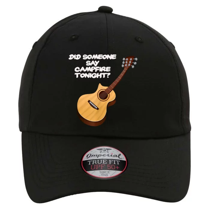 Funny Music Acoustic Guitar Campfire The Original Performance Cap