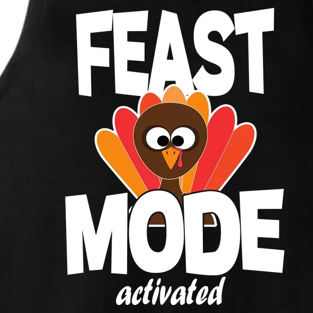 Fast Mode Activated Thanksgiving Ladies Tri-Blend Wicking Tank