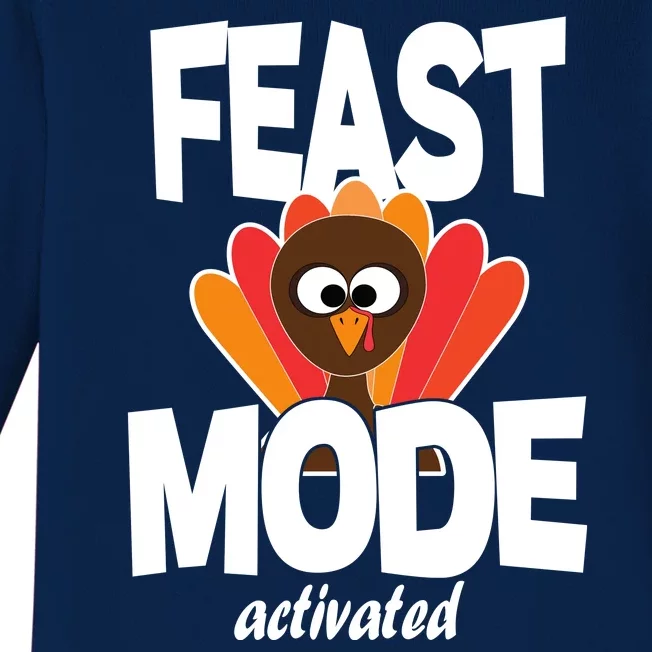 Fast Mode Activated Thanksgiving Baby Long Sleeve Bodysuit