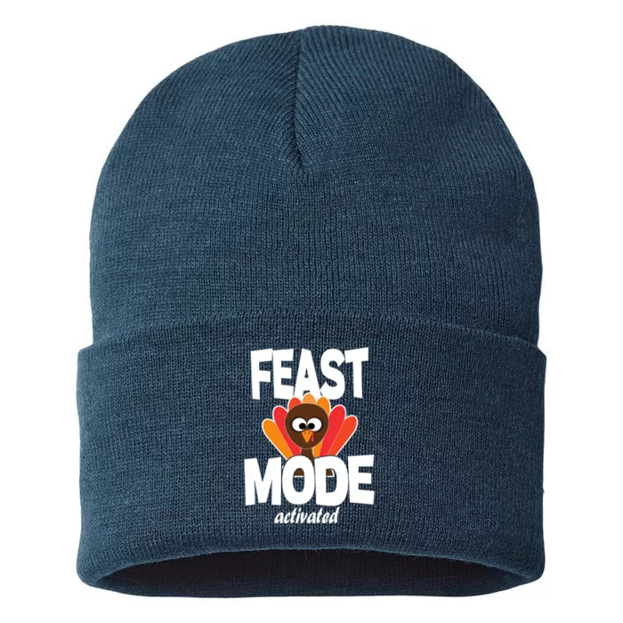 Fast Mode Activated Thanksgiving Sustainable Knit Beanie