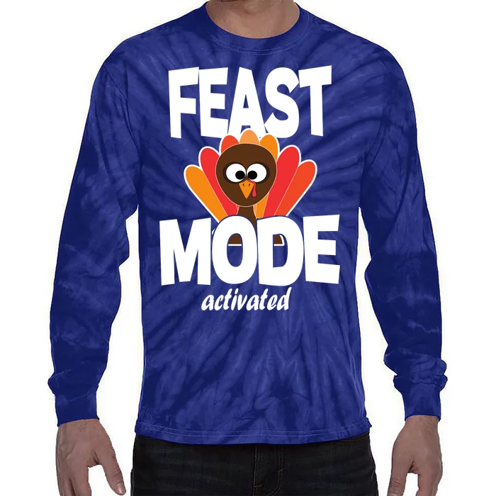 Fast Mode Activated Thanksgiving Tie-Dye Long Sleeve Shirt