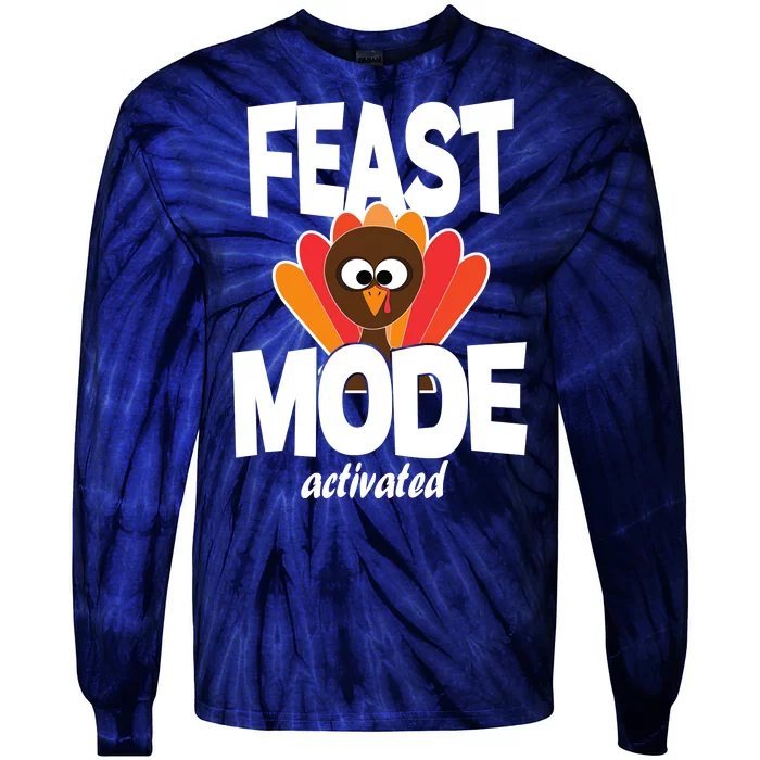 Fast Mode Activated Thanksgiving Tie-Dye Long Sleeve Shirt