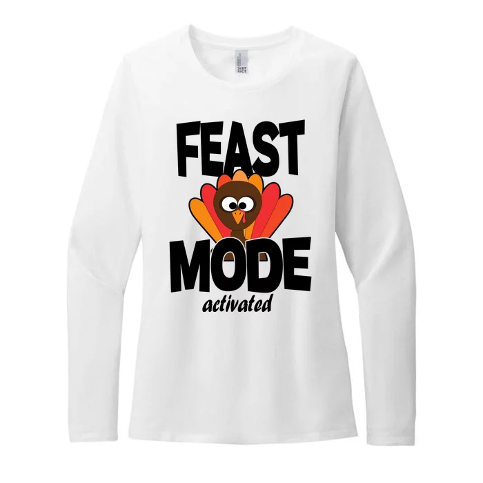 Fast Mode Activated Thanksgiving Womens CVC Long Sleeve Shirt