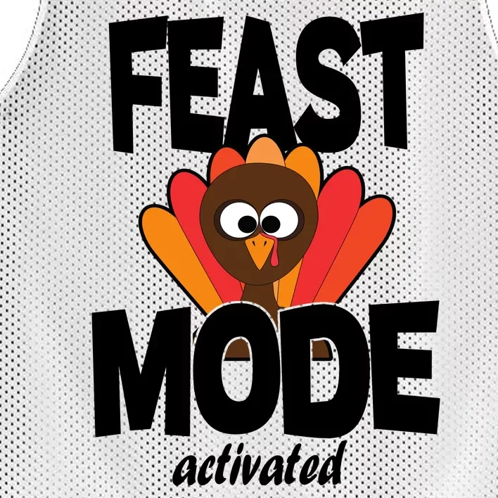 Fast Mode Activated Thanksgiving Mesh Reversible Basketball Jersey Tank