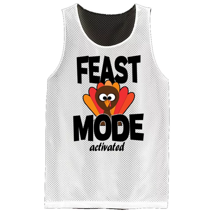 Fast Mode Activated Thanksgiving Mesh Reversible Basketball Jersey Tank