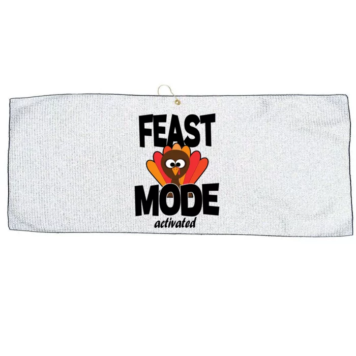 Fast Mode Activated Thanksgiving Large Microfiber Waffle Golf Towel