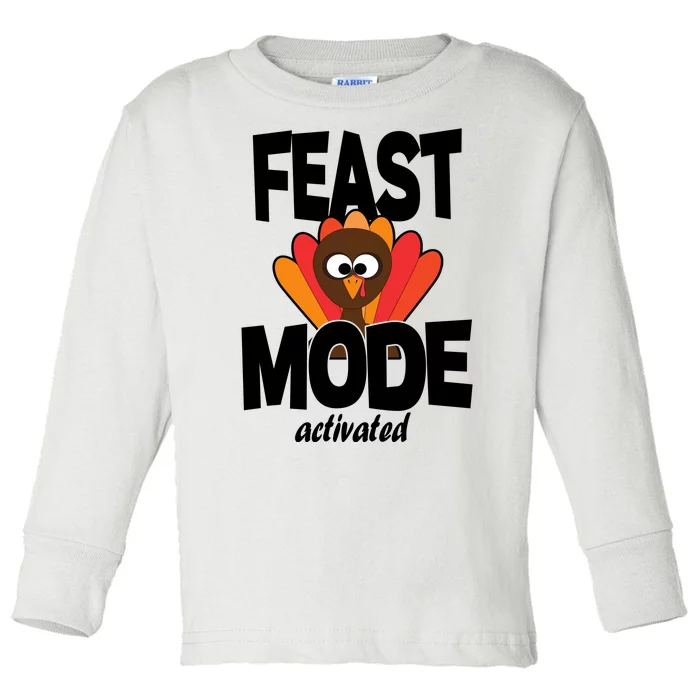 Fast Mode Activated Thanksgiving Toddler Long Sleeve Shirt