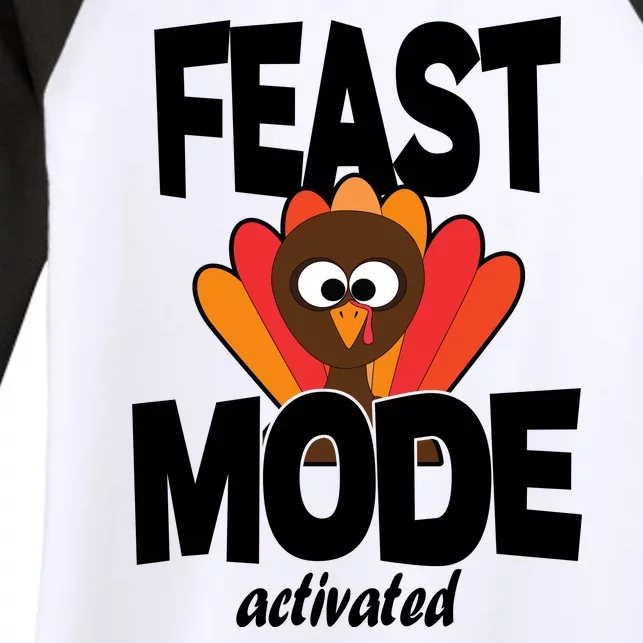 Fast Mode Activated Thanksgiving Women's Tri-Blend 3/4-Sleeve Raglan Shirt