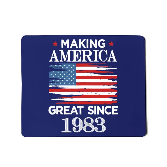 Funny Making America Great Since 1983 Birthday Party Gift Tank Top Mousepad