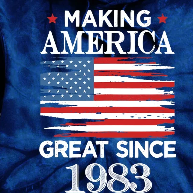 Funny Making America Great Since 1983 Birthday Party Gift Tank Top Tie Dye Hoodie