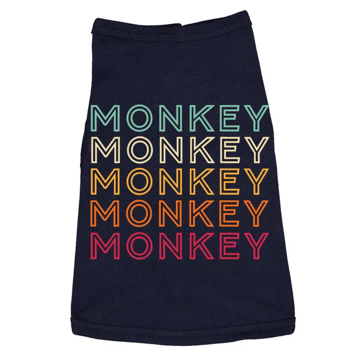 Funny Monkey Ape Gorilla Retro Monkey Doggie Tank