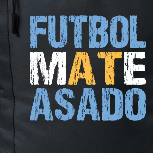 Futbol Mate Asado Funny Argentinian Pride Argentina Gift Daily Commute Backpack