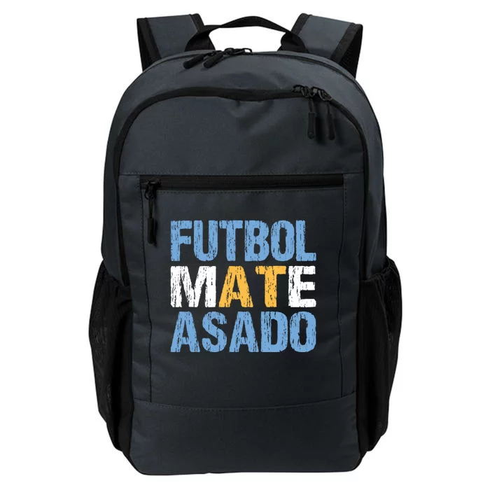 Futbol Mate Asado Funny Argentinian Pride Argentina Gift Daily Commute Backpack