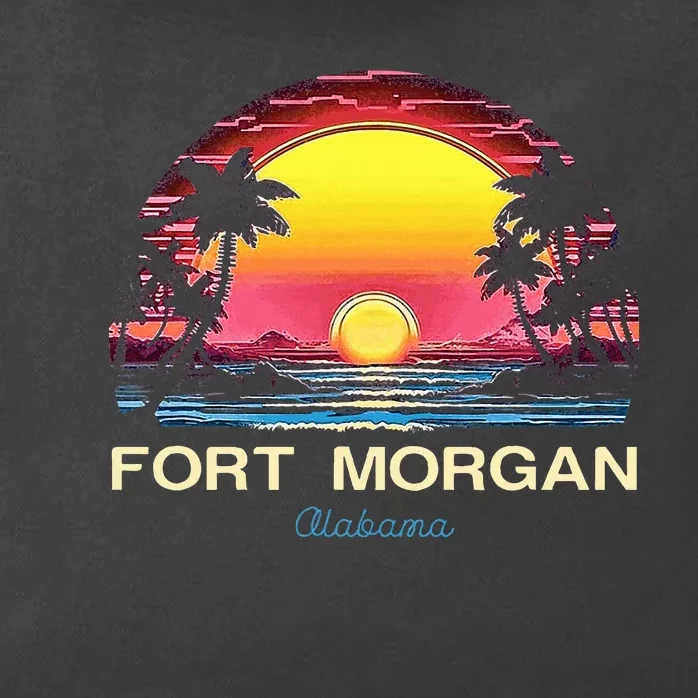 Fort Morgan Alabama Zip Tote Bag