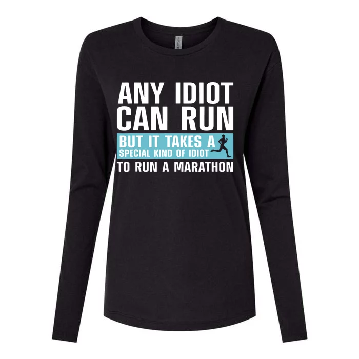 Funny Marathon Art For Men Women Marathoner Running Finisher Womens Cotton Relaxed Long Sleeve T-Shirt