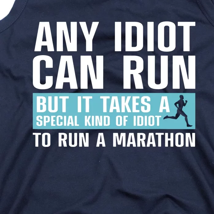 Funny Marathon Art For Men Women Marathoner Running Finisher Tank Top