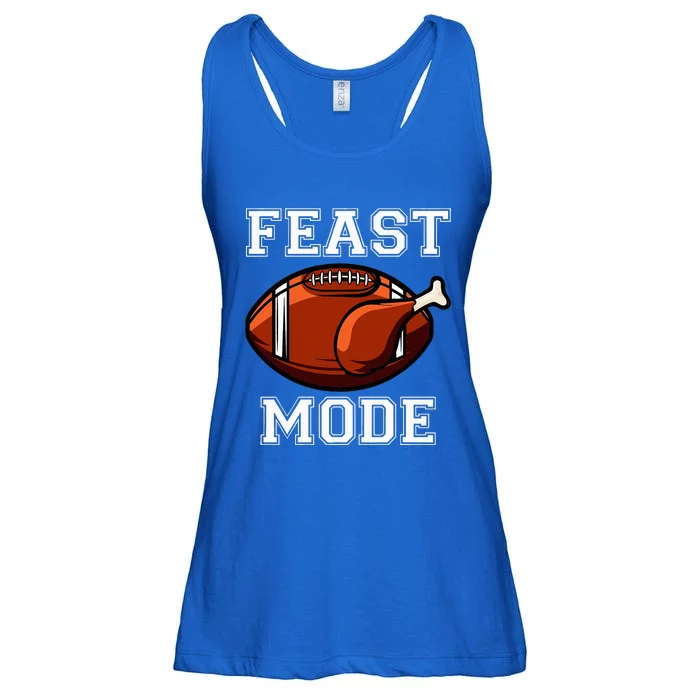 Feast Mode American Football Turkey Thanksgiving Ladies Essential Flowy Tank