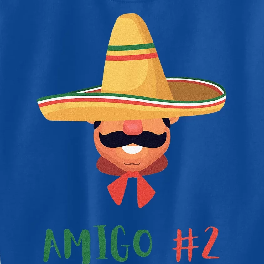 Funny Mexican Amigo 2 Group Matching DIY Halloween Costume Kids Sweatshirt