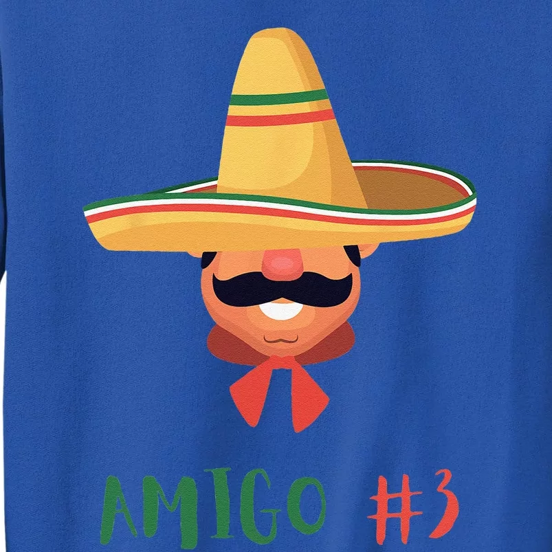 Funny Mexican Amigo 3 Group Matching DIY Halloween Costume Tall Sweatshirt