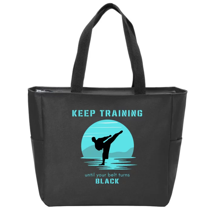 Funny Martial Arts Workout Gift Karate Zip Tote Bag