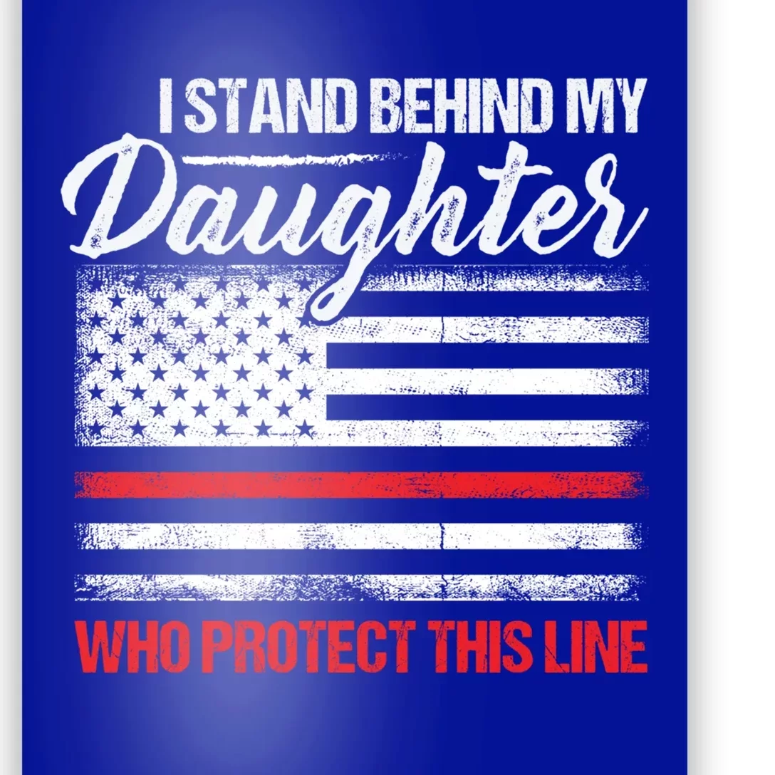 FirefighterS Mom And Dad Quote Fire Usa Flag Design Gift Poster