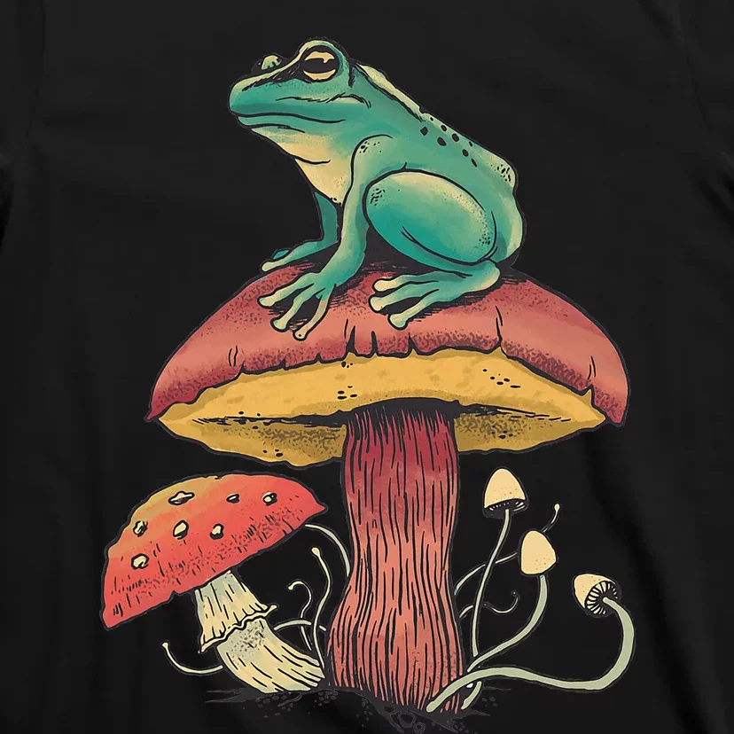 Frog Mushroom Animal Motif Woman Man Mushrooms Animal T-Shirt