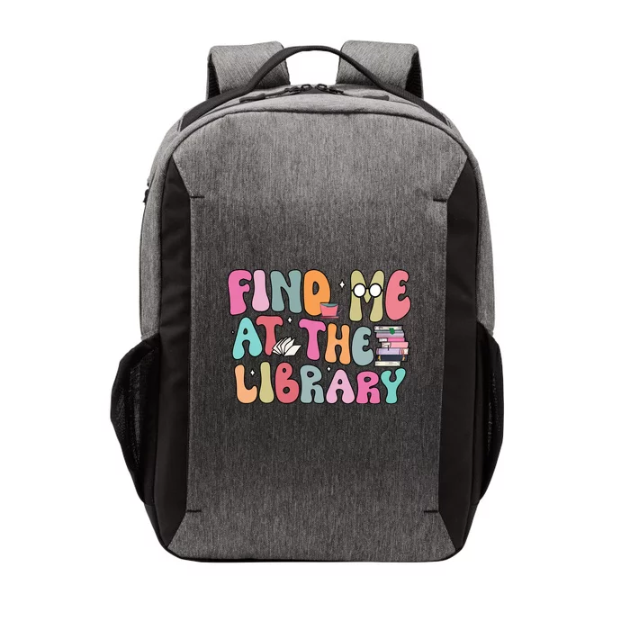 Find Me At The Library Vector Backpack