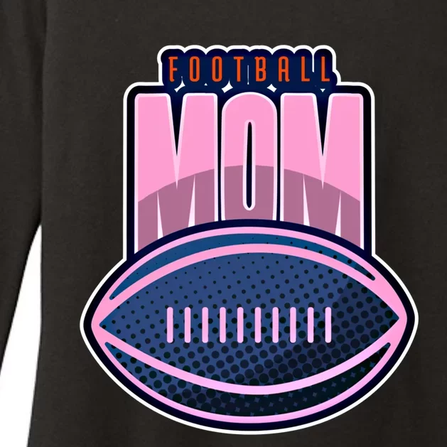 Football Mom American Football Supporter Cool Gift Womens CVC Long Sleeve Shirt