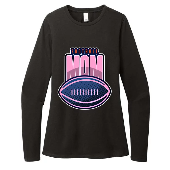 Football Mom American Football Supporter Cool Gift Womens CVC Long Sleeve Shirt