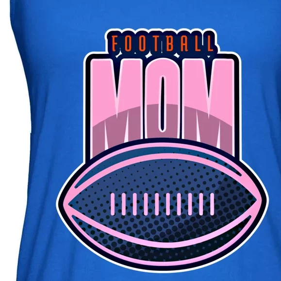 Football Mom American Football Supporter Cool Gift Ladies Essential Flowy Tank