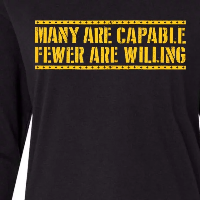 Funny Many Are Capable Pittsburgh Football Womens Cotton Relaxed Long Sleeve T-Shirt