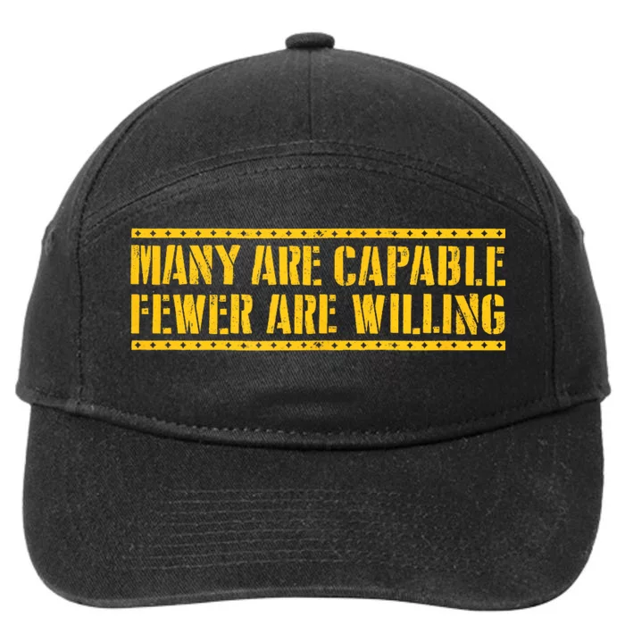 Funny Many Are Capable Pittsburgh Football 7-Panel Snapback Hat