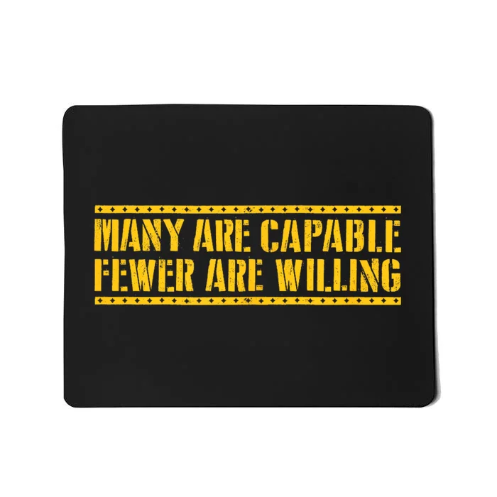 Funny Many Are Capable Pittsburgh Football Mousepad