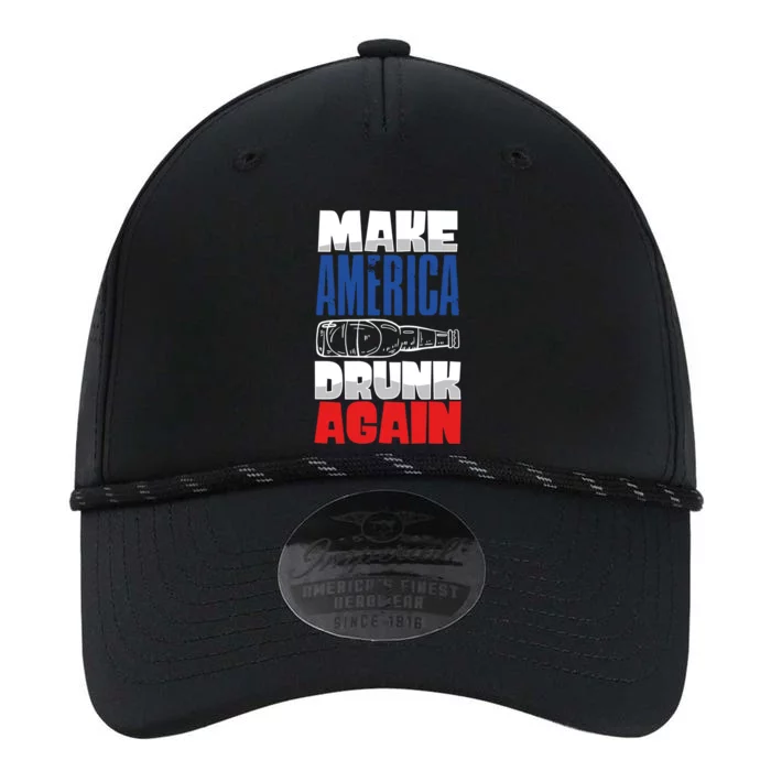 Funny Make America Drunk Again 4th Of July Ing Outfit Gift Performance The Dyno Cap