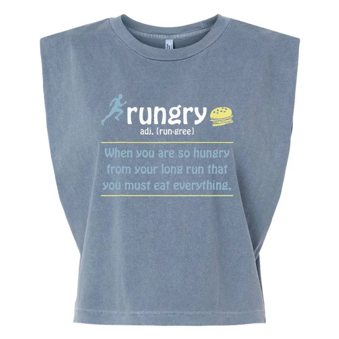 Funny Marathon Art Marathon Finisher 26.2 Running Garment-Dyed Women's Muscle Tee