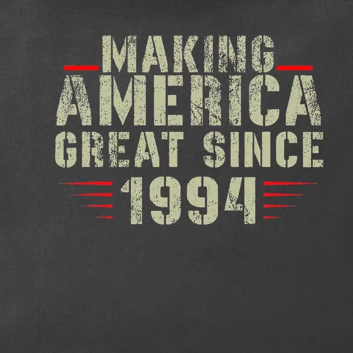 Funny Making America Great Since 1994 Design 28th Birthday Zip Tote Bag