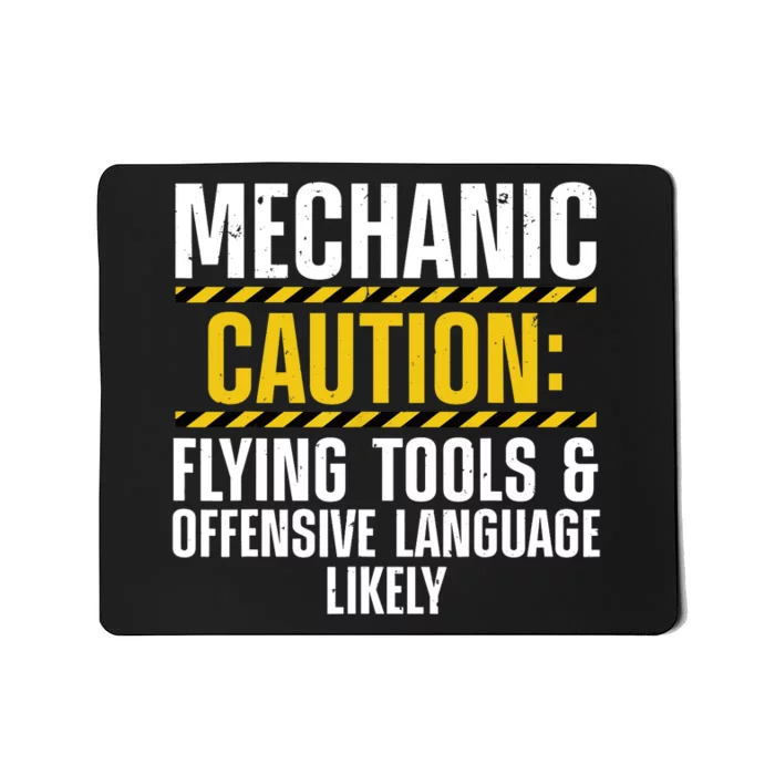 Funny Mechanic Art For Drag Racing Garage Guy Enthusiast Mousepad