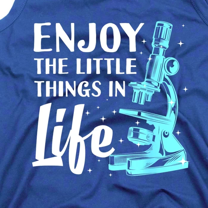 Funny Microscope Art For Women Biology Nerd Science Lab Tank Top