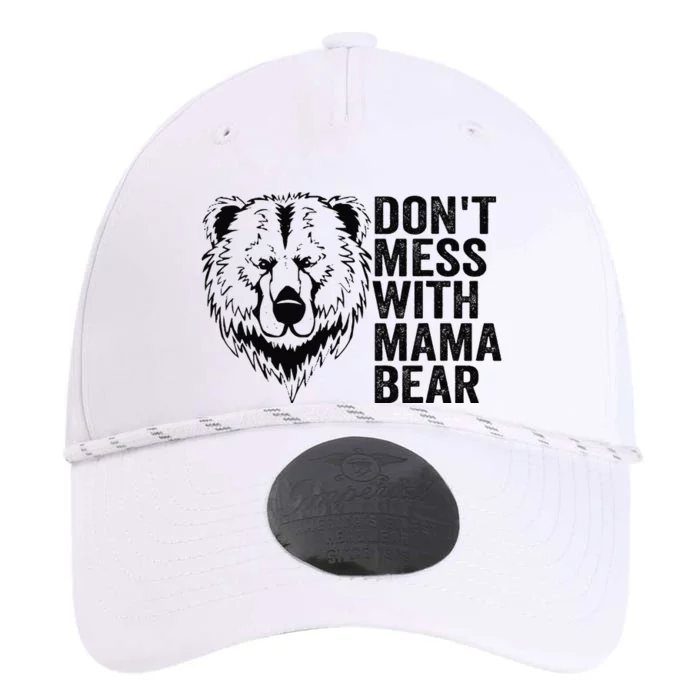 Funny Mama Bear Don't Mess with Mama Bear Mothers Day Performance The Dyno Cap