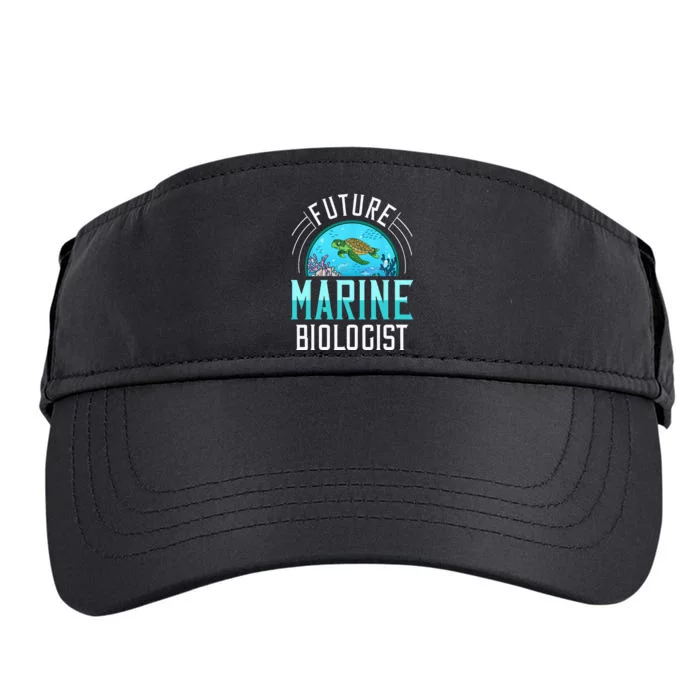 Future Marine Biologist Biology Ocean Life Adult Drive Performance Visor